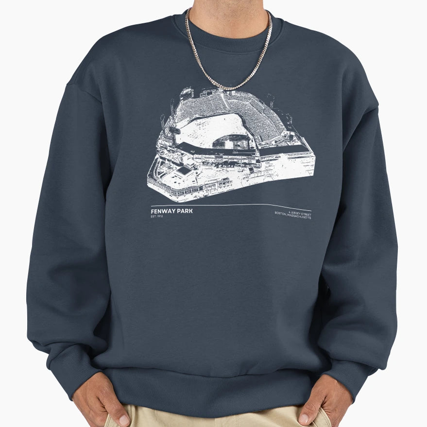 Fenway Park Sweatshirt - Minimalist Print Unisex - T-Shirt, Sweatshirt, Hoodie