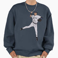 Derek Jeter Jump Throw Sweatshirt - Aesthetic Graphic Men Women - T-Shirt, Sweatshirt, Hoodie