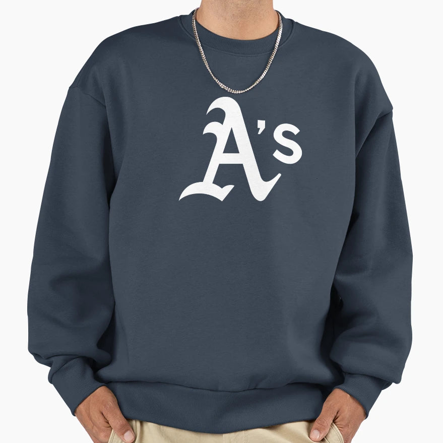 Oakland As Icon Sweatshirt - Trendy Graphic Men Women - T-Shirt, Sweatshirt, Hoodie
