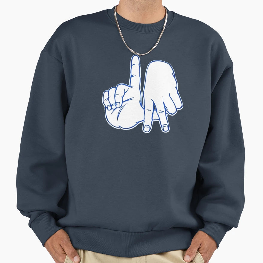 Los Angeles Hand Sign Sweatshirt - Custom Art Print Men Women - T-Shirt, Sweatshirt, Hoodie
