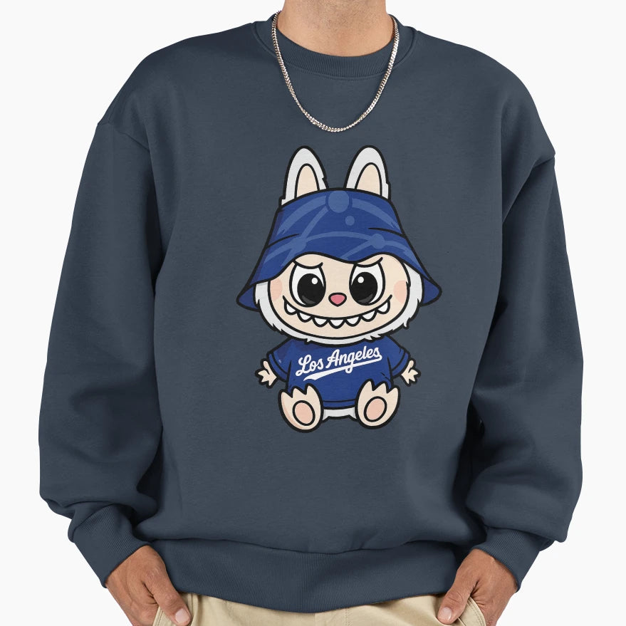 Los Angeles Labubu Sweatshirt - Fun Novelty Design Men Women - T-Shirt, Sweatshirt, Hoodie
