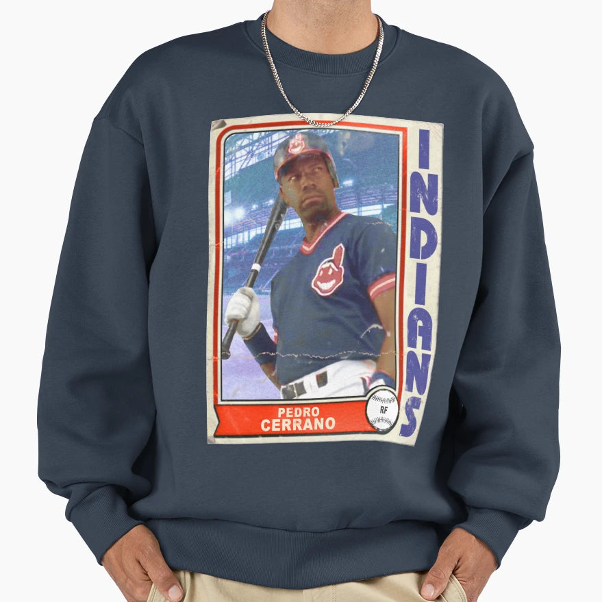 Pedro Cerrano Trading Card Sweatshirt - Novelty Apparel Unisex - T-Shirt, Sweatshirt, Hoodie