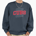 Cubs Baseball Typography Athletic Sweatshirt - Fun Novelty Design Unisex - T-Shirt, Sweatshirt, Hoodie