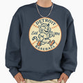 Detroit Baseball Cat Mascot Sweatshirt - Unique Graphic Unisex - T-Shirt, Sweatshirt, Hoodie