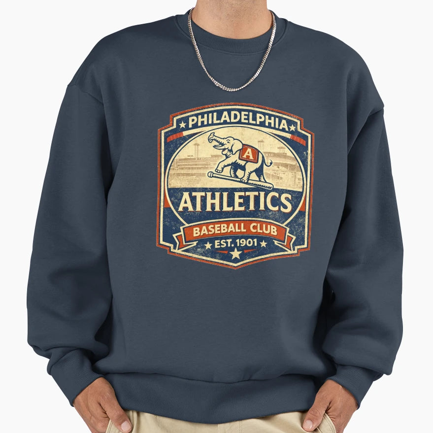 Defunct Philadelphia Athletics T-Shirt - Minimalist Print for Adults - T-Shirt, Sweatshirt, Hoodie