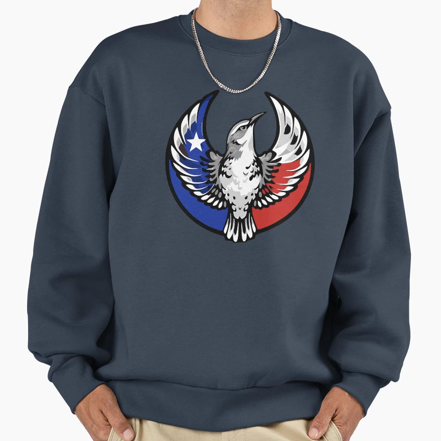 Tx Texas Rebel Bird Alliance Sweatshirt - Fun Novelty Design for Adults - T-Shirt, Sweatshirt, Hoodie