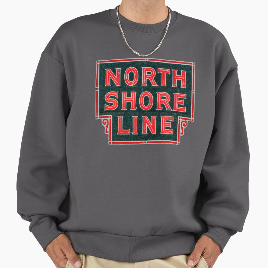 North Shore Line Sweatshirt - Graphic Print Unisex - T-Shirt, Sweatshirt, Hoodie