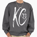 Kansas City Baseball Heart I Love Kc Sweatshirt - Streetwear Style Unisex - T-Shirt, Sweatshirt, Hoodie