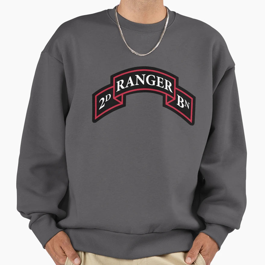 2Nd Ranger Battalion United States Sweatshirt - Trendy Graphic for Adults - T-Shirt, Sweatshirt, Hoodie