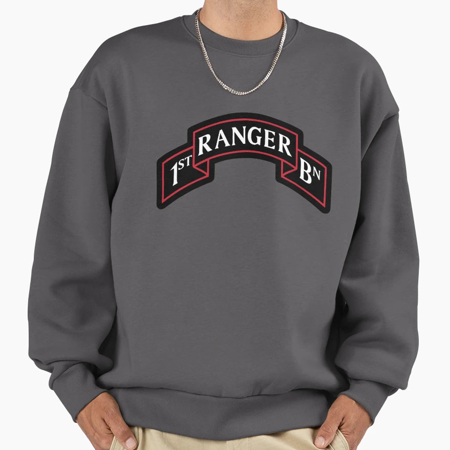 1St Ranger Battalion United States Army Sweatshirt - Unique Graphic Unisex - T-Shirt, Sweatshirt, Hoodie