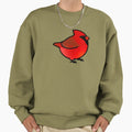Chubby Male Cardinal Sweatshirt - Novelty Apparel Men Women - T-Shirt, Sweatshirt, Hoodie