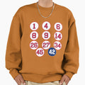 Sox Retired Numbers Sweatshirt - Streetwear Style Unisex - T-Shirt, Sweatshirt, Hoodie