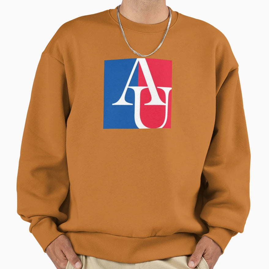 American University Au Sweatshirt - Minimalist Print for Adults - T-Shirt, Sweatshirt, Hoodie