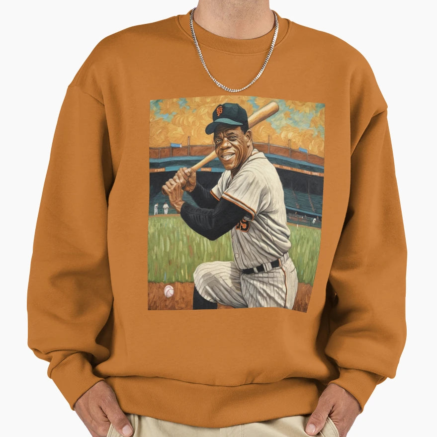 Legendary Willie Mays Sweatshirt - Streetwear Style for Adults - T-Shirt, Sweatshirt, Hoodie