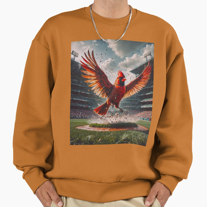 Cardinal Baseball Stadium Fantasy Sweatshirt - Streetwear Style Men Women - T-Shirt, Sweatshirt, Hoodie