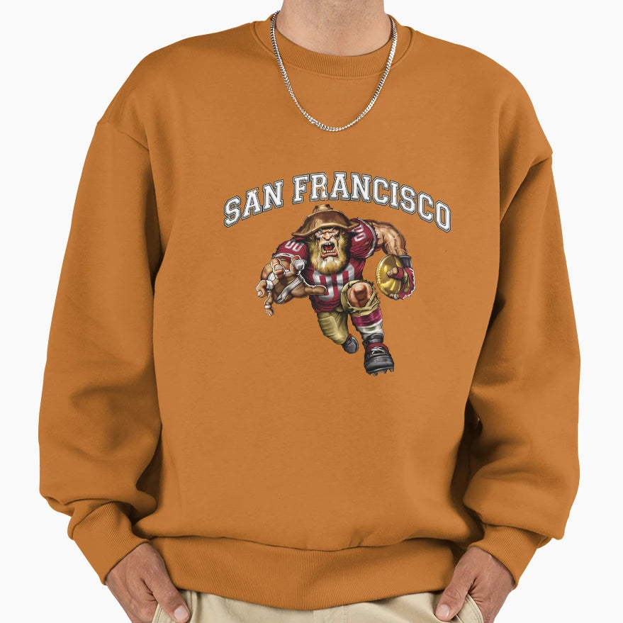 San Francisco Football Sweatshirt - Trendy Graphic for Adults - T-Shirt, Sweatshirt, Hoodie