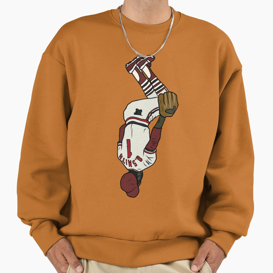 Ozzie Smith Backflip Sweatshirt - Custom Art Print Men Women - T-Shirt, Sweatshirt, Hoodie