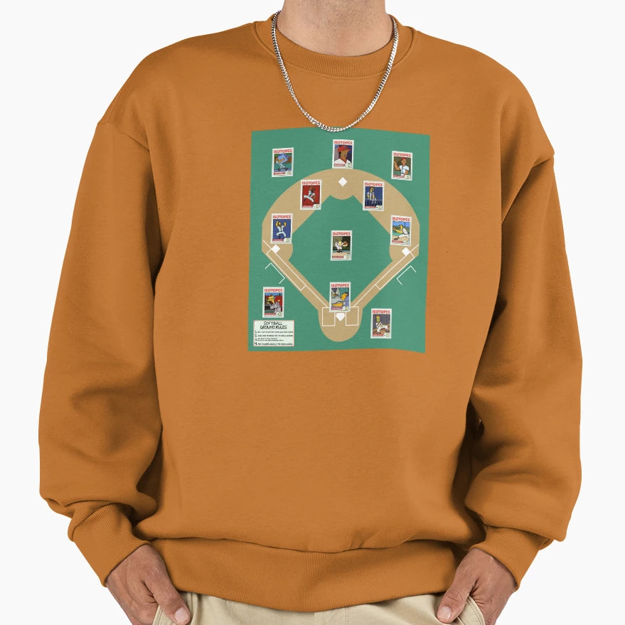 Isotopes Softball Starting 9 Sweatshirt - Casual Everyday Wear Men Women - T-Shirt, Sweatshirt, Hoodie