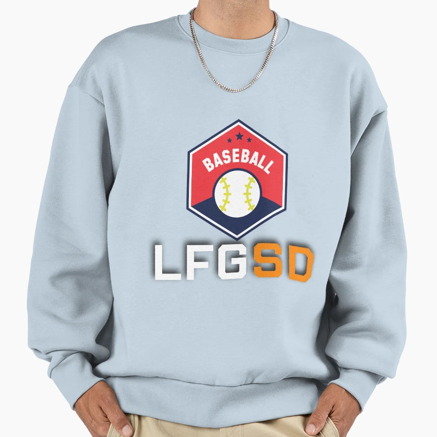 Lfgsd Baseball And Sweatshirt - Custom Art Print for Adults - T-Shirt, Sweatshirt, Hoodie