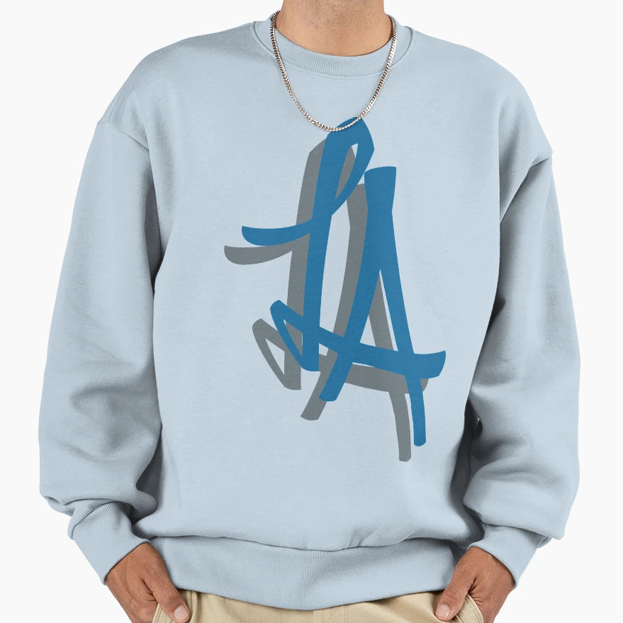 La Signature Grey Background Sweatshirt - Unique Graphic Unisex - T-Shirt, Sweatshirt, Hoodie