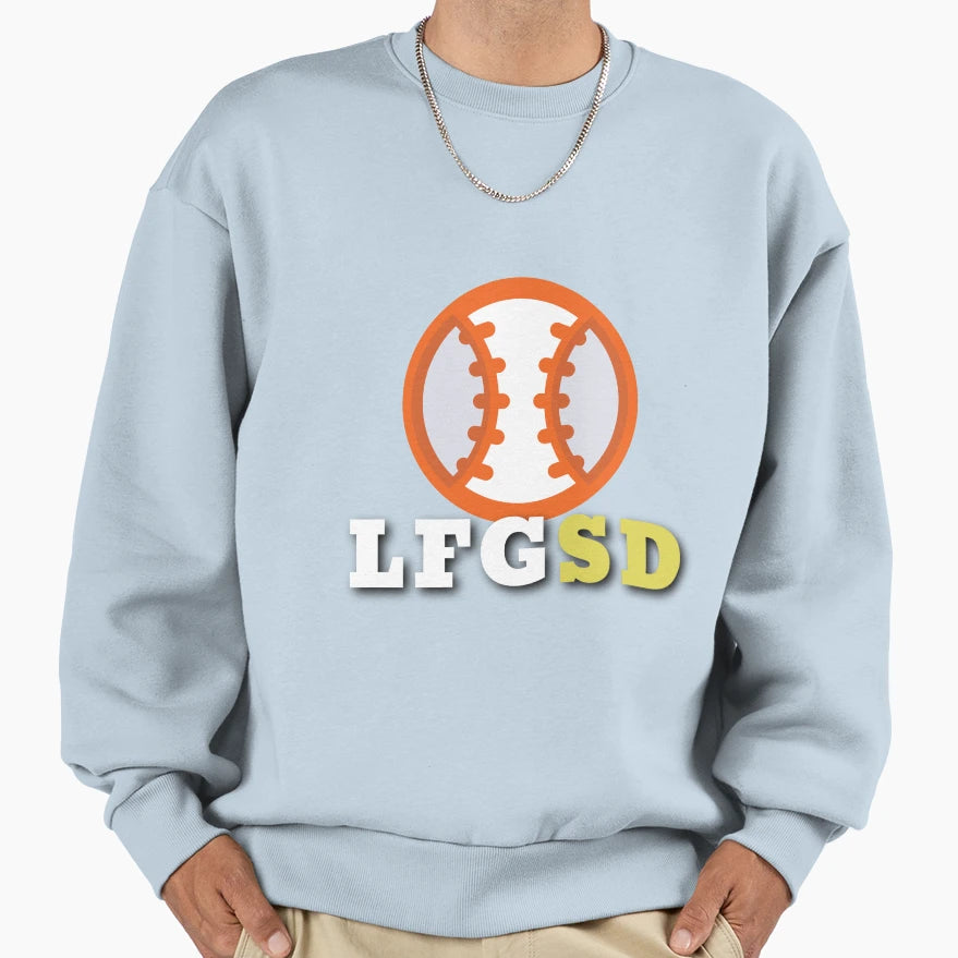 Lfgsd Baseball And Sweatshirt - Casual Everyday Wear for Adults - T-Shirt, Sweatshirt, Hoodie
