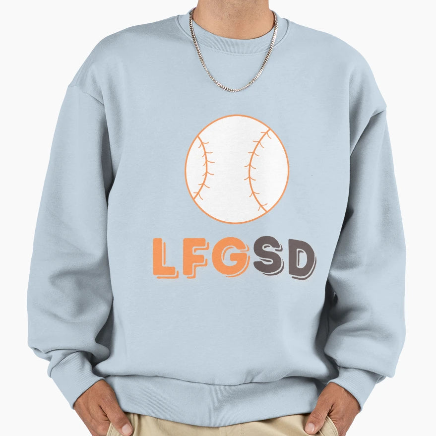 Lfgsd Baseball And Sweatshirt - Casual Everyday Wear Unisex - T-Shirt, Sweatshirt, Hoodie
