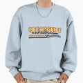 Los Angeles Ca City Stripes Sweatshirt - Graphic Print for Adults - T-Shirt, Sweatshirt, Hoodie