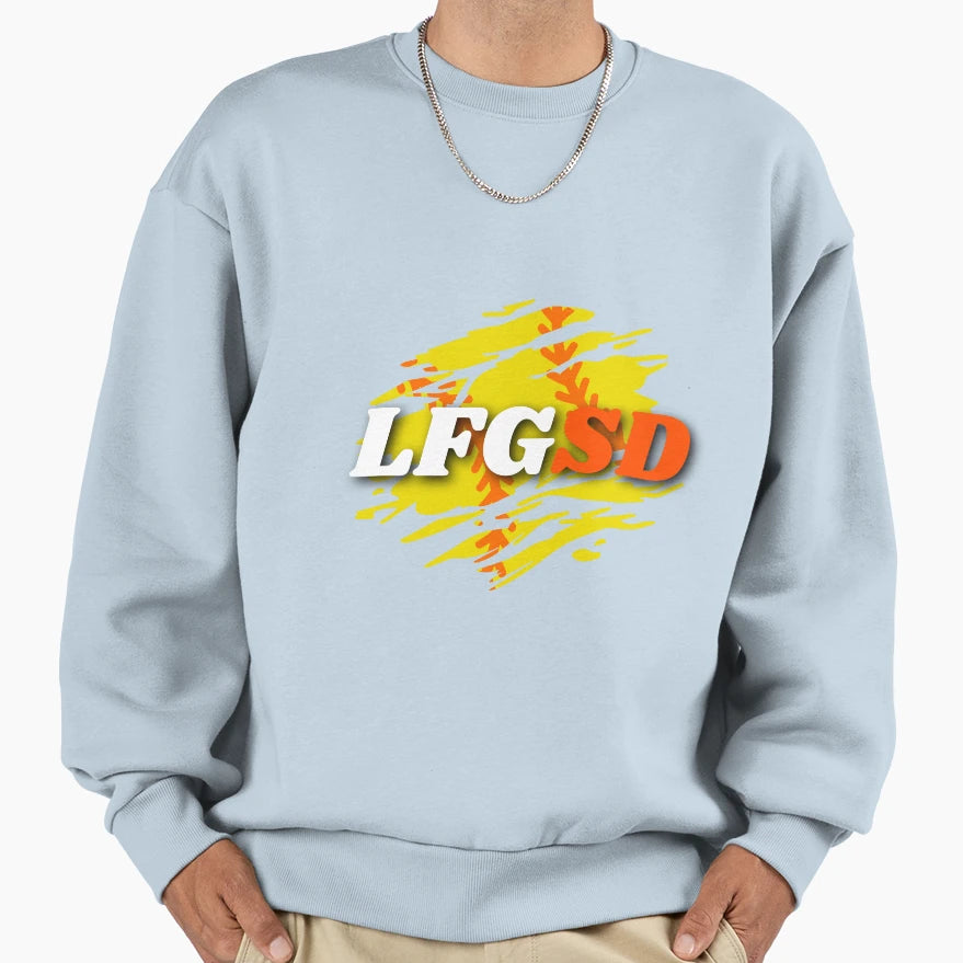 Lfgsd Baseball And Sweatshirt - Novelty Apparel for Adults - T-Shirt, Sweatshirt, Hoodie