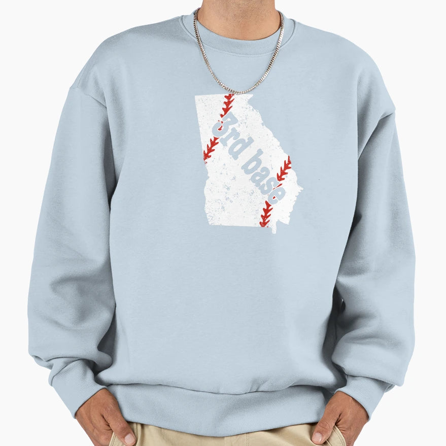3Rd Base Fastpitch Softball Sweatshirt - Aesthetic Graphic Men Women - T-Shirt, Sweatshirt, Hoodie