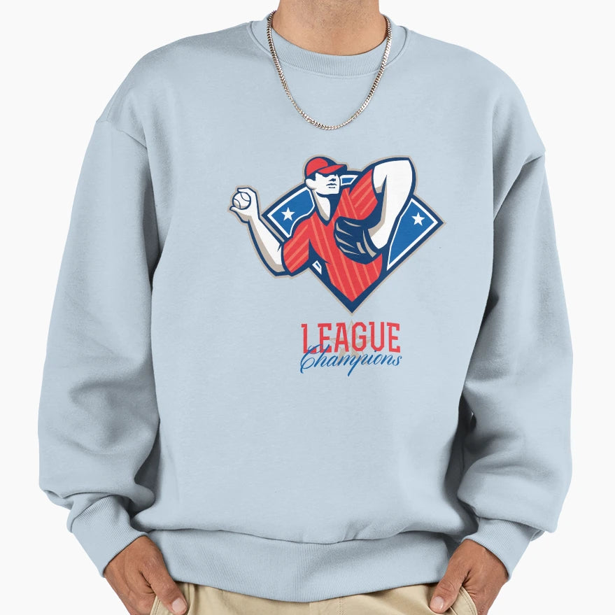 League Champions Baseball Sweatshirt - Unique Graphic Men Women - T-Shirt, Sweatshirt, Hoodie