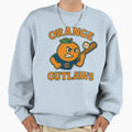 Angry Orange Baseball Sweatshirt - Custom Art Print Men Women - T-Shirt, Sweatshirt, Hoodie