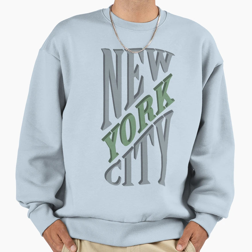 Nyc Typography New York Sweatshirt - Unique Graphic for Adults - T-Shirt, Sweatshirt, Hoodie