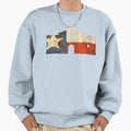 Alamo Texas Flag Sweatshirt - Aesthetic Graphic for Adults - T-Shirt, Sweatshirt, Hoodie