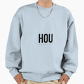 Hou Houston Airport Code Sweatshirt - Unique Graphic Unisex - T-Shirt, Sweatshirt, Hoodie