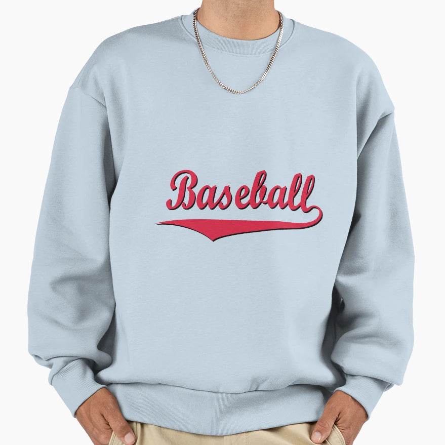 Baseball Sweatshirt - Casual Everyday Wear Unisex - T-Shirt, Sweatshirt, Hoodie