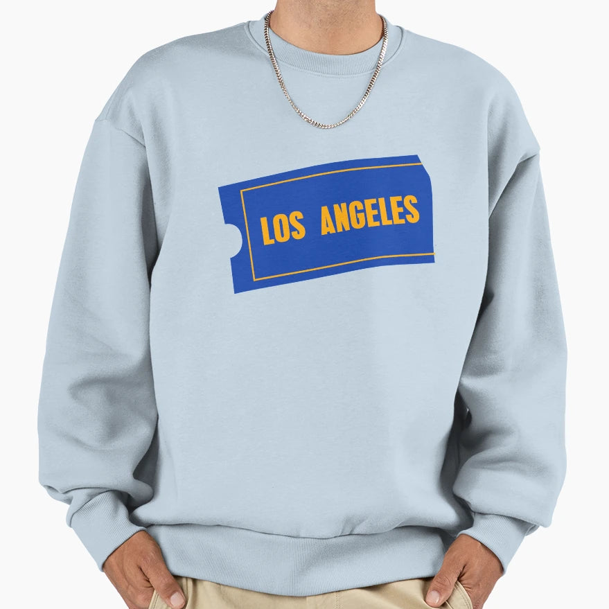 Los Angeles Sweatshirt - Novelty Apparel for Adults - T-Shirt, Sweatshirt, Hoodie