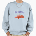San Francisco Cityscape Sweatshirt - Aesthetic Graphic for Adults - T-Shirt, Sweatshirt, Hoodie