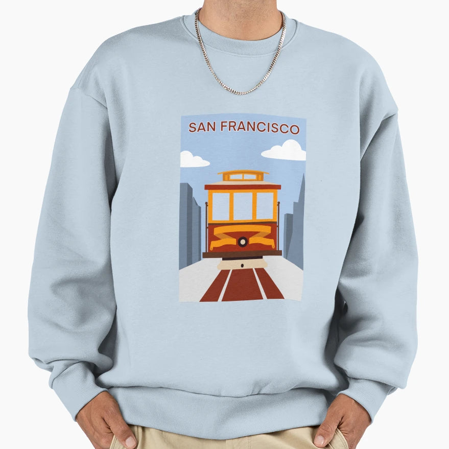 San Francisco Sweatshirt - Unique Graphic Men Women - T-Shirt, Sweatshirt, Hoodie