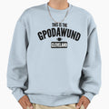This Is Gpodawund Black White Cle Sweatshirt - Minimalist Print for Adults - T-Shirt, Sweatshirt, Hoodie