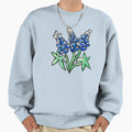Texas Bluebonnets Sweatshirt - Minimalist Print Unisex - T-Shirt, Sweatshirt, Hoodie