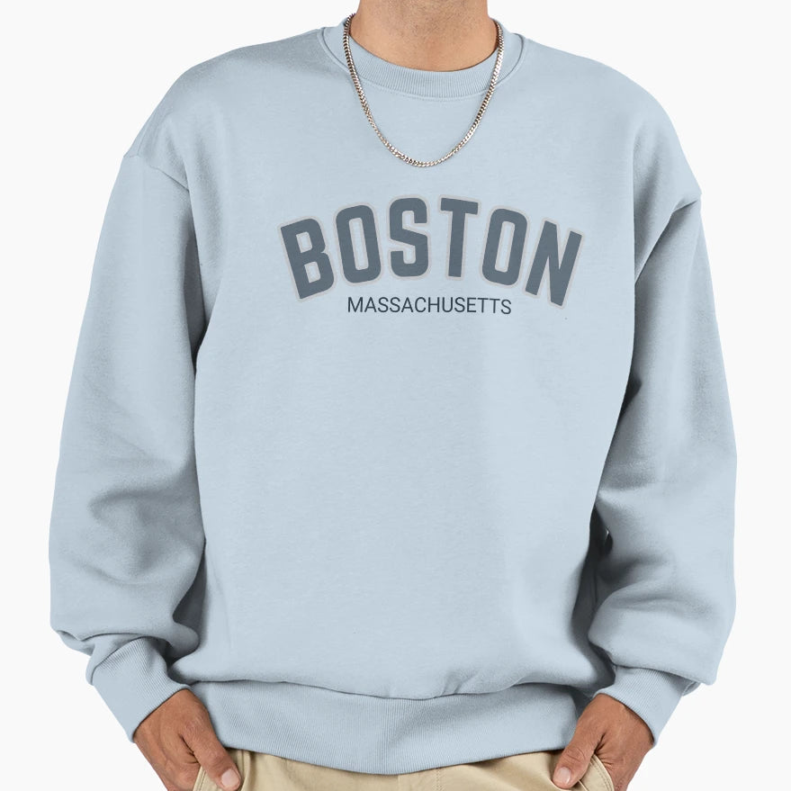 Boston Sweatshirt - Unique Graphic Men Women - T-Shirt, Sweatshirt, Hoodie