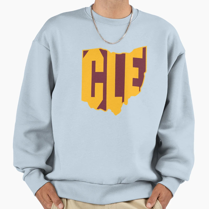 Cleveland Ohio Sweatshirt - Fun Novelty Design for Adults - T-Shirt, Sweatshirt, Hoodie