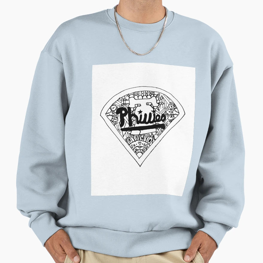 Phillies Baseball Stadium Sweatshirt - Custom Art Print Men Women - T-Shirt, Sweatshirt, Hoodie