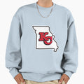 Kansas City Map Sweatshirt - Fun Novelty Design Unisex - T-Shirt, Sweatshirt, Hoodie