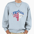 Texas Bull Red White Blue Sweatshirt - Aesthetic Graphic Men Women - T-Shirt, Sweatshirt, Hoodie