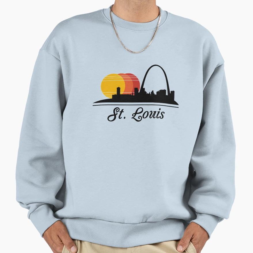 St Louis Sweatshirt - Casual Everyday Wear Unisex - T-Shirt, Sweatshirt, Hoodie