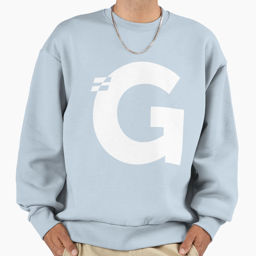 Letter G Alphabet Initial Monogram Sweatshirt - Graphic Print Men Women - T-Shirt, Sweatshirt, Hoodie