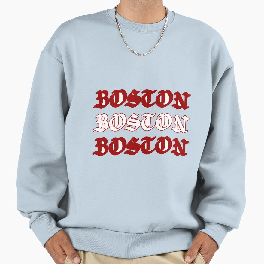 Boston Sweatshirt - Graphic Print Unisex - T-Shirt, Sweatshirt, Hoodie