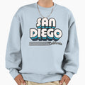 San Diego California Stripes Sweatshirt - Streetwear Style Men Women - T-Shirt, Sweatshirt, Hoodie