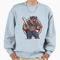 Bear League Baseball Sweatshirt - Unique Graphic Unisex - T-Shirt, Sweatshirt, Hoodie
